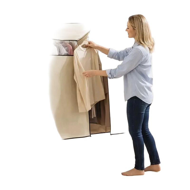 Cubierta para Tendedero de Ropa No Tejada Impermeable y Antipolvo