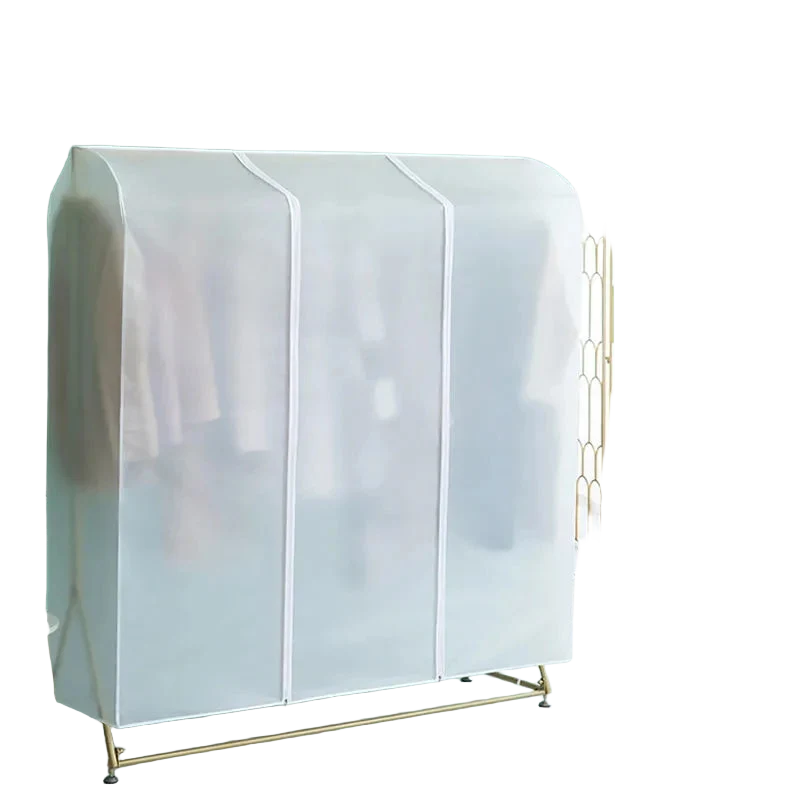 Cubierta Antipolvo Traslúcida para Perchero de Piso – PEVA Gruesa y Resistente – Gran Capacidad para Proteger tu Ropa del Polvo