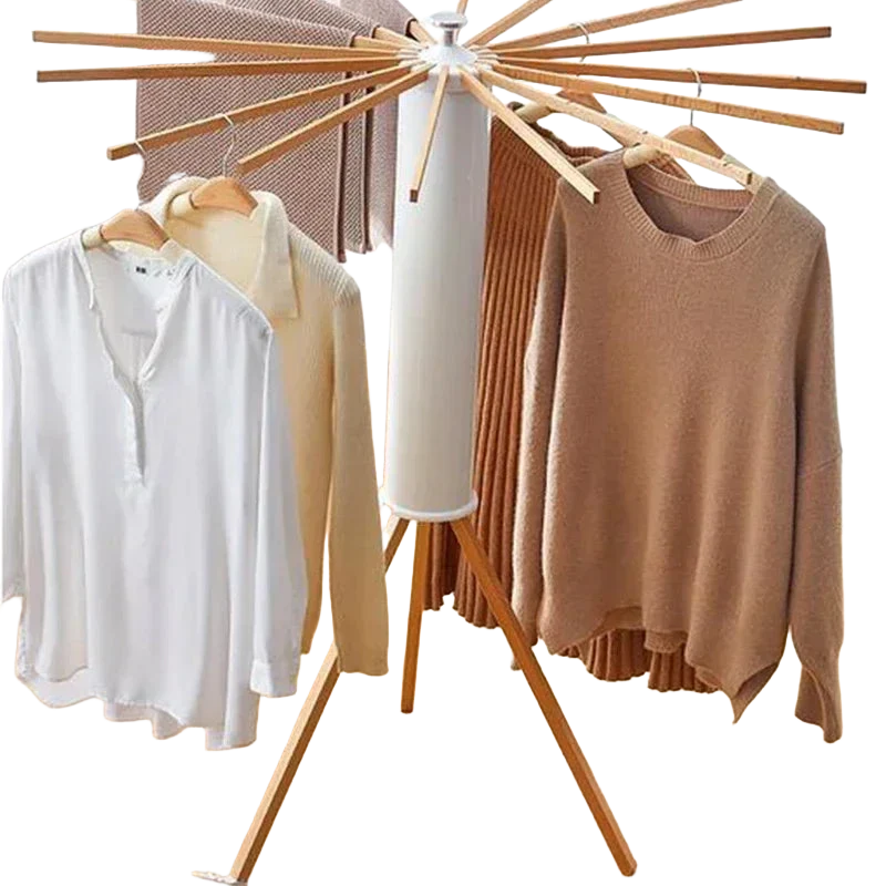 Tendedero de Ropa Plegable de Pie con Diseño de Pulpo para Balcón y Dormitorio