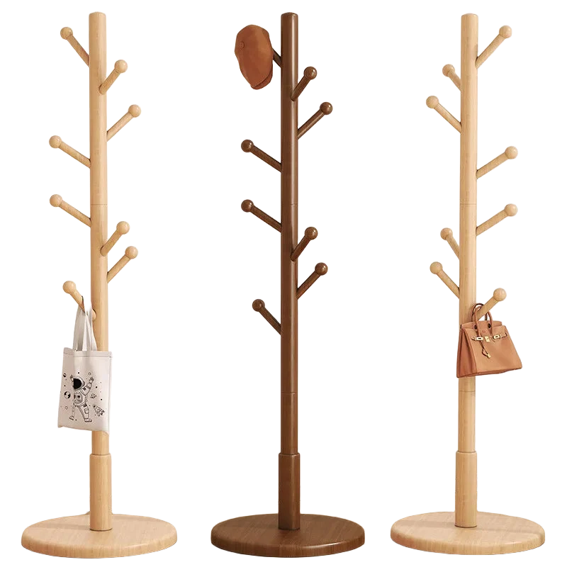 Perchero de Madera de Pie - Organizador de Ropa para Hogar