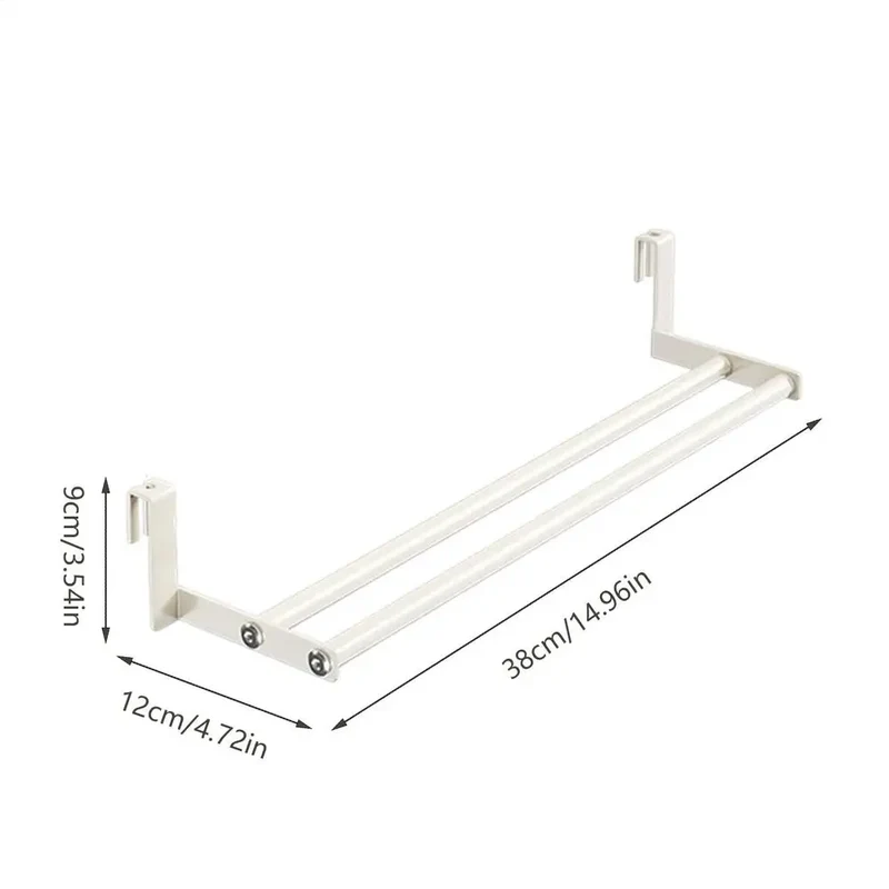 Tendedero de Ropa de Pared de Alta Resistencia, Ahorro de Espacio, Plegable