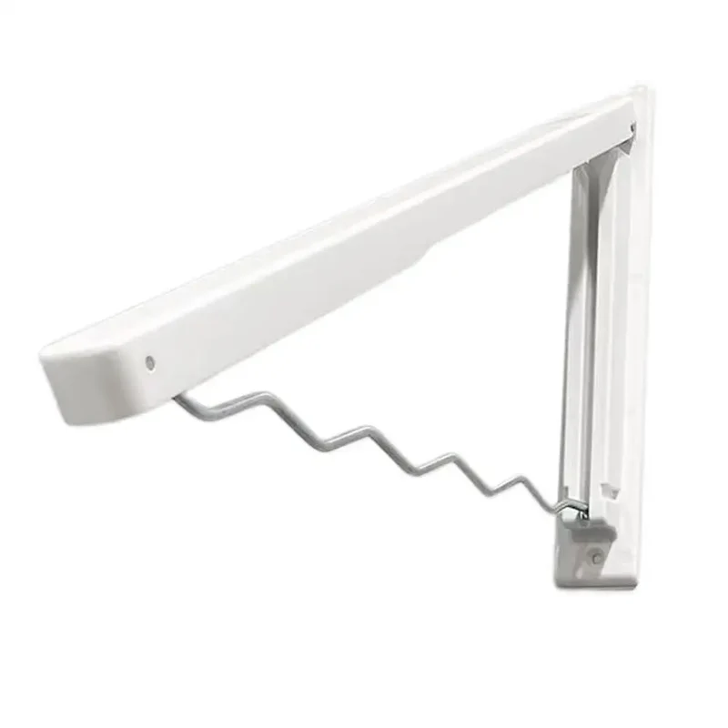 Percha de Pared Plegable Sin Taladro, Tendedero de Ropa Plegable con capacidad de 9 kg, Diseño Ondulado