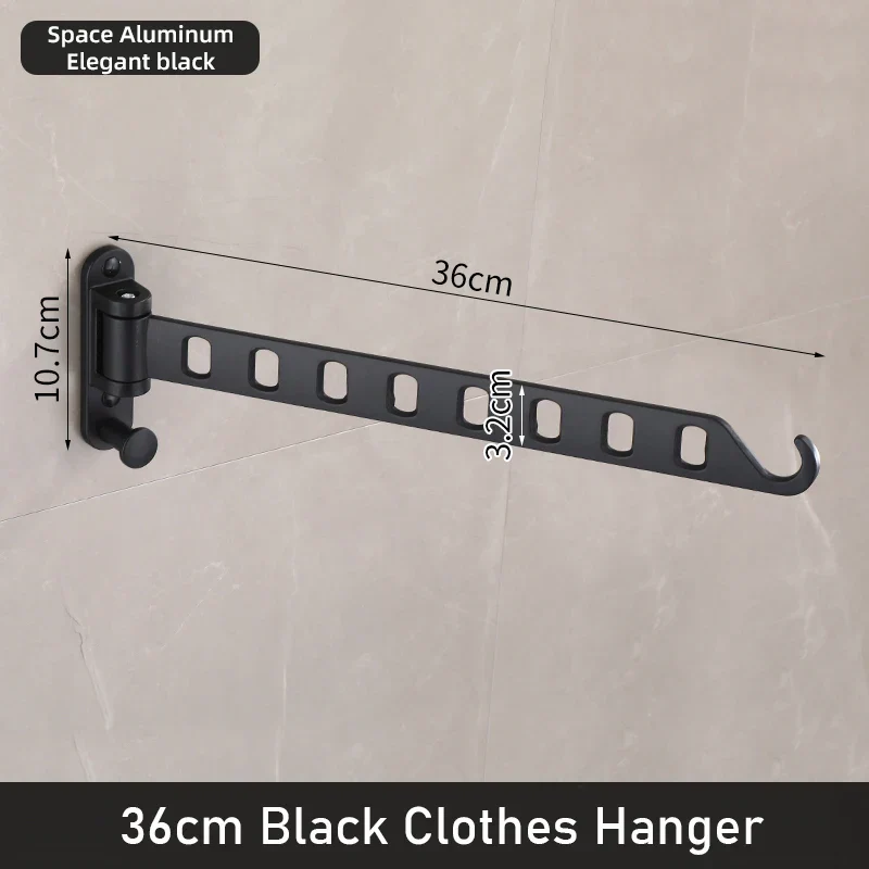 Tendedero de Ropa Plegable de Aluminio para Pared