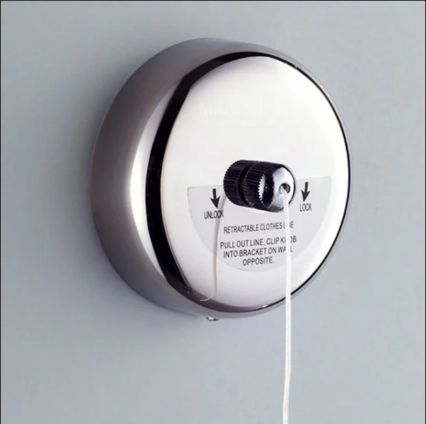 Tendedero de Ropa Retráctil de Acero Inoxidable Portátil 3M