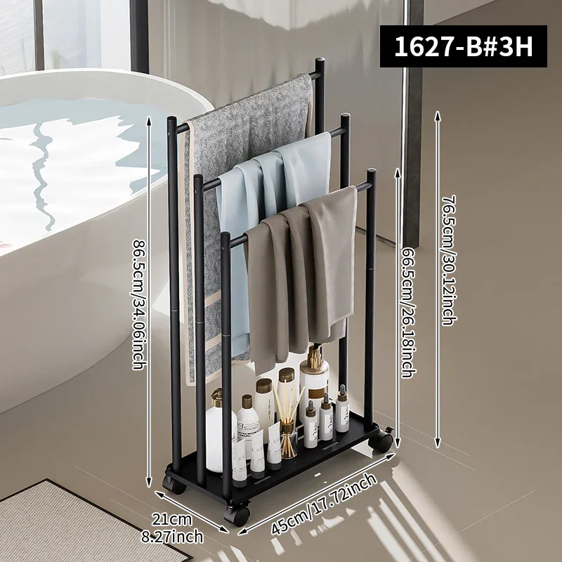 Tendedero de Ropa de Pie Vertical - Soporte para Toallas de Baño, Piscina y Spa