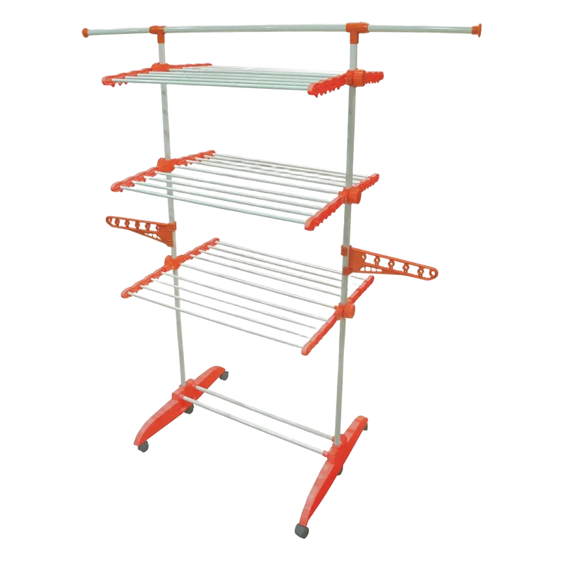 Tendedero Vertical Plegable BeproHome Tendospazio - 24m de Espacio, 20kg, 72 Ganchos, Ruedas