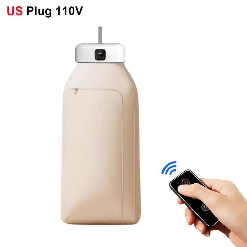Secadora de Ropa Portátil Eléctrica con Control Remoto y Plegable para Viaje