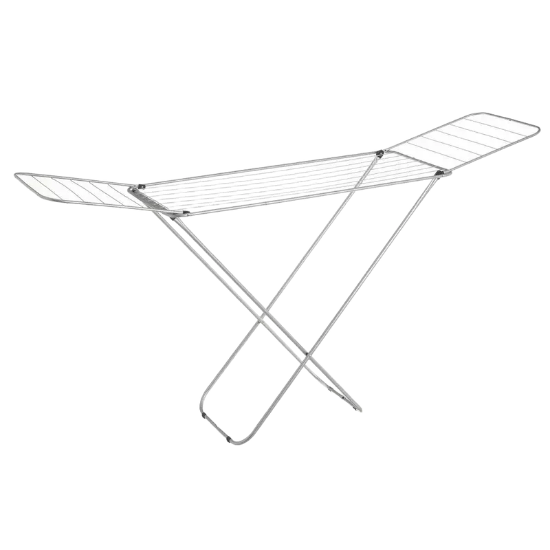 Lola Home Tendedero Plegable con Alas Metálicas Gris 182x95x47 cm
