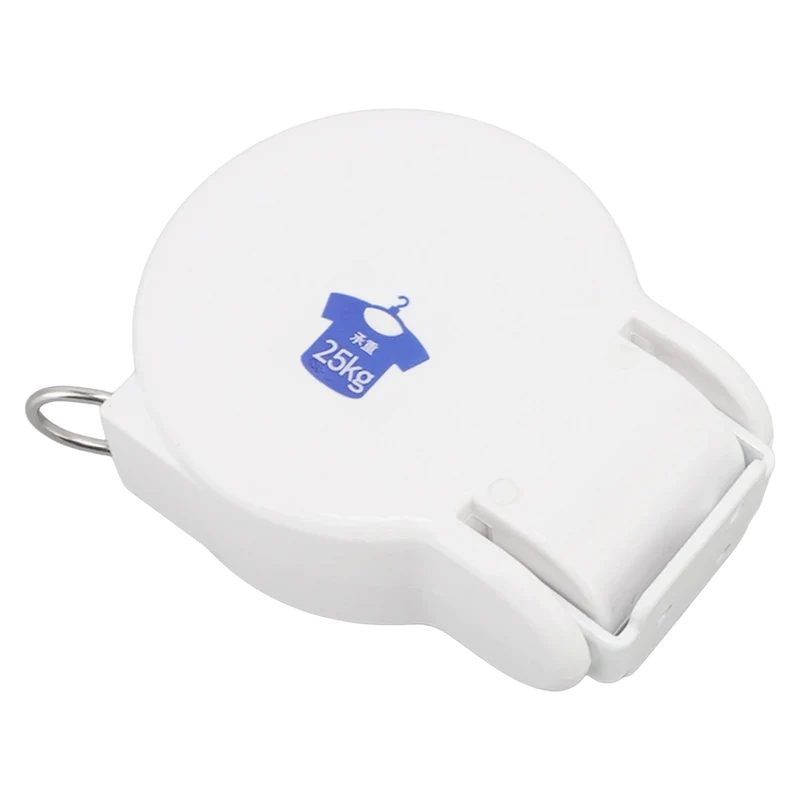 Tendedero de Ropa Retráctil 12m, Pesado, Portátil, Interior y Exterior, Cuerda de PVC con Soporte de Pared