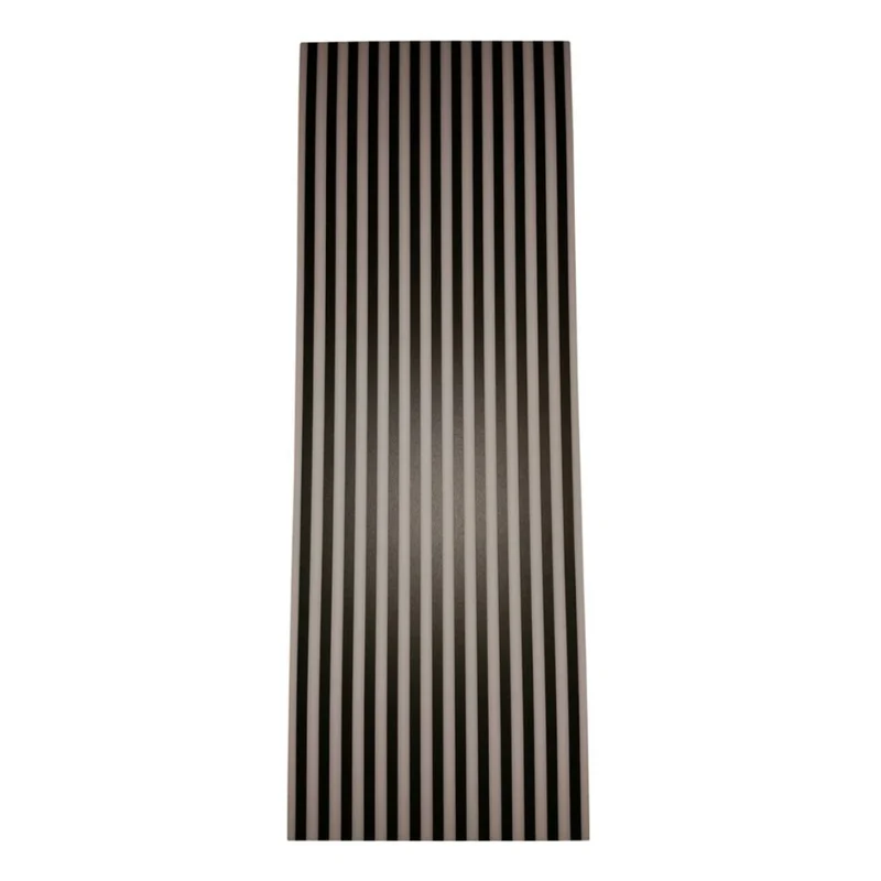 LENTE DE DOBLE CARA DE LÍNEAS DE VINILO DE 2'0" - 1/4 DE GROSOR ANTIDESLUMBRANTE MATE Y REFLECTANTE DE ALTO BRILLO