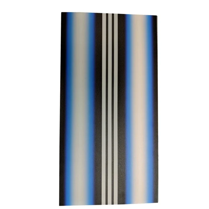 LENTE REFLECTANTE 3D DE 14" CON LA LÍNEA CENTRAL DE AZUL DESCOLORIDO HÍBRIDO