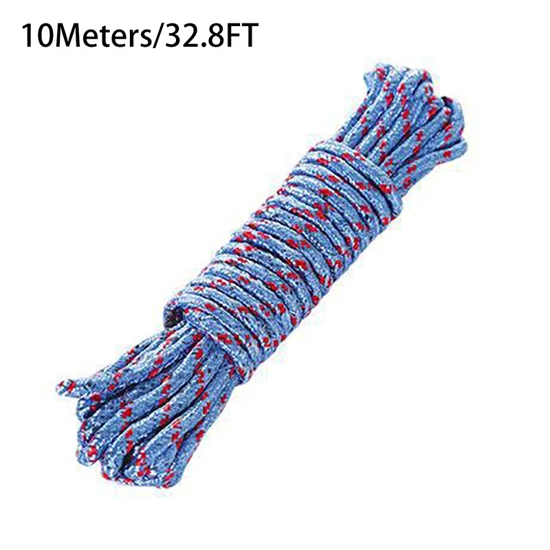 Tendedero de Ropa para Exterior, Cuerda para Ropa a Prueba de Viento, 5/10 Metros, Portátil de Viaje
