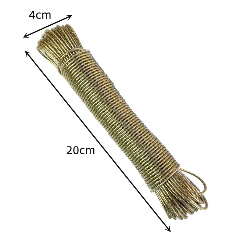 Cuerda para Tender Ropa de Acero de 20 m - Resistente y Duradera