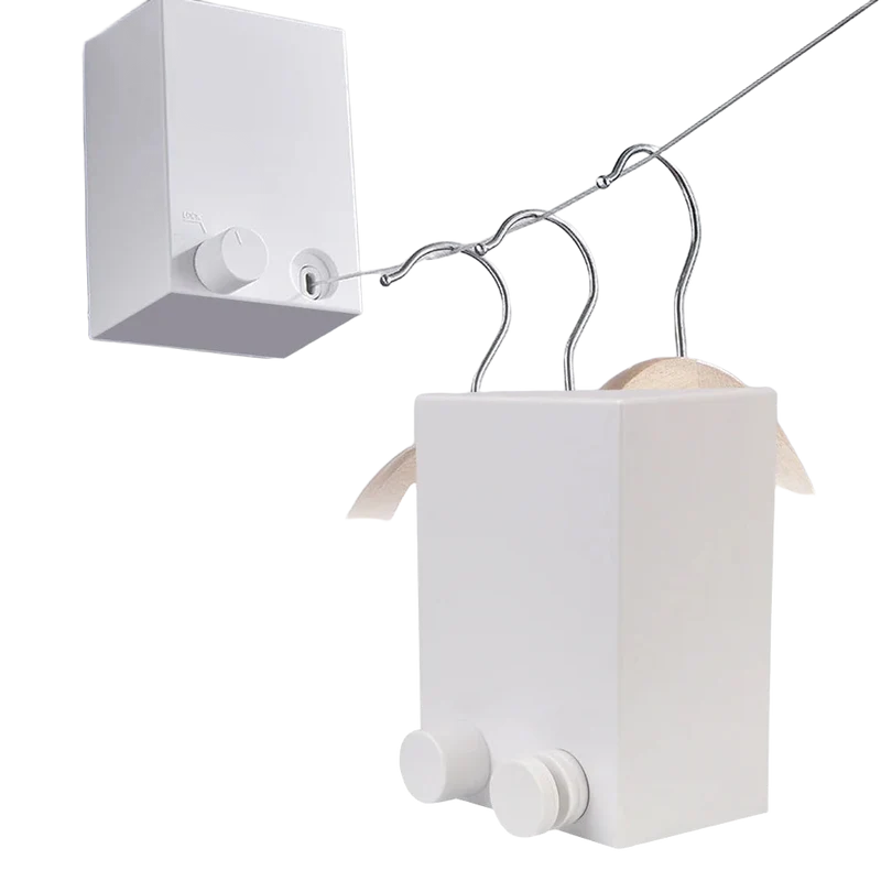 Tendedero Retráctil de Pared 4M – Invisible y Resistente