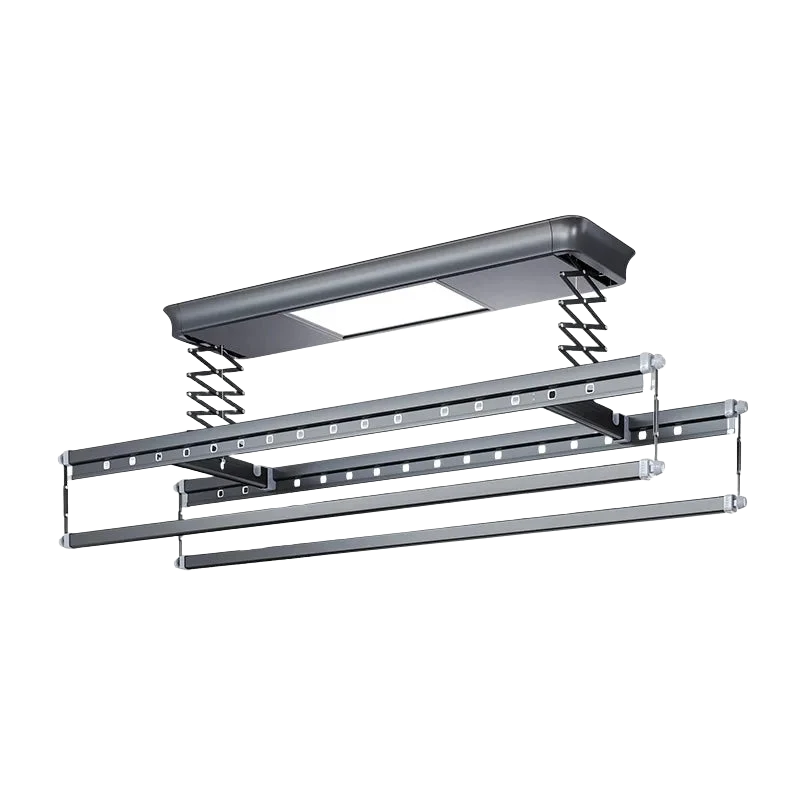 Tendedero Eléctrico Inteligente 220V con Control Remoto Extensible Automático para Balcón, Colgador de Ropa de Techo Elevable
