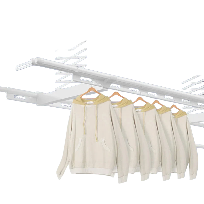 Nuevo Tendedero Eléctrico Plegable Inteligente 2024, Capacidad Máx. 35 Kg, con Luz de Balcón y Bastidor para Secar la Ropa