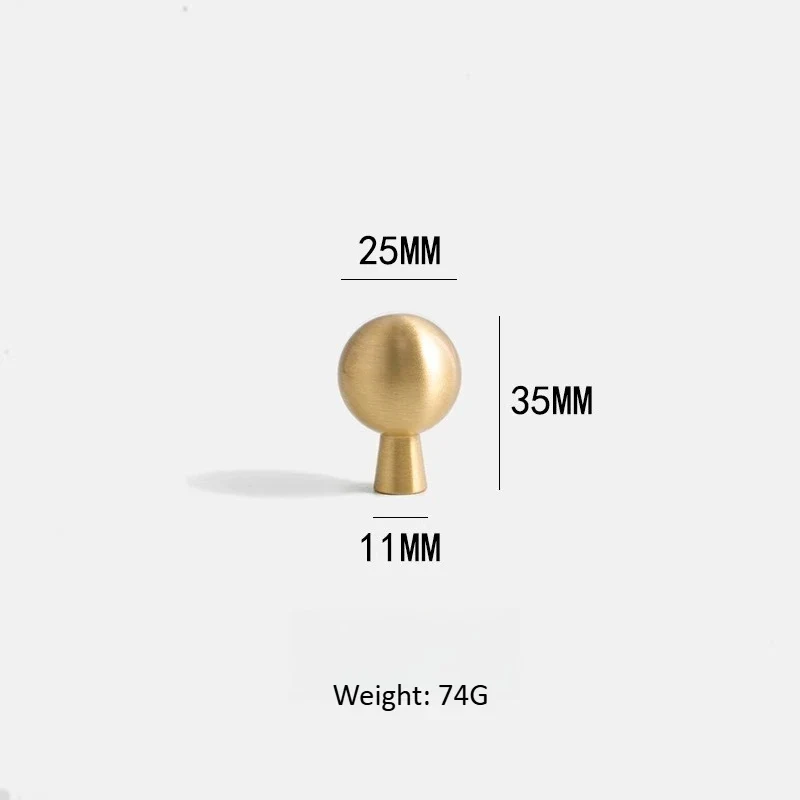 Pearl Brass Cabinet Pull
