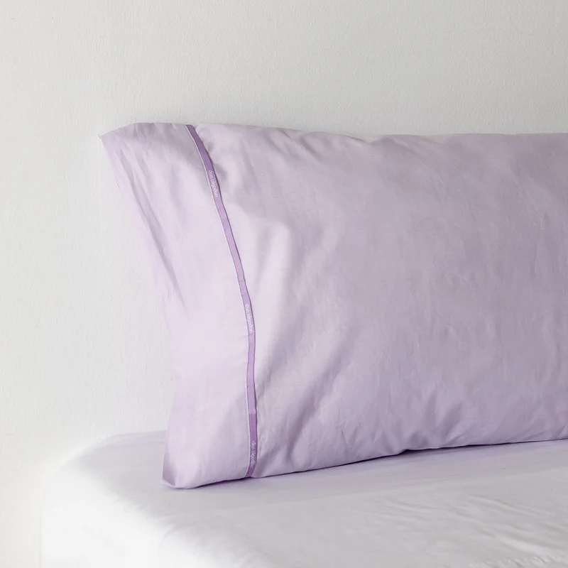 Funda de Almohada Don Algodon Percal Lavanda