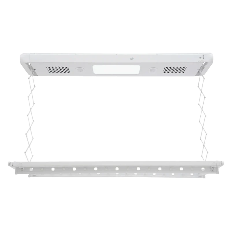 Tendedero Eléctrico Inteligente con Control Remoto, Aluminio, Abatible, Ventilador y Esterilización UV para Balcón y Baño