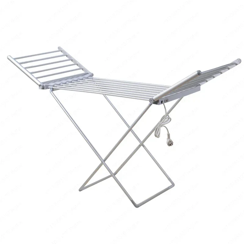 Tendedero de Ropa Eléctrico Calefactable Plegable de Aluminio - Secado Rápido y Silencioso para Interiores