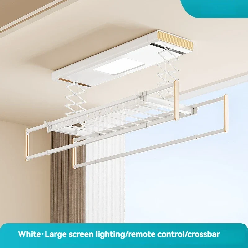 Tendedero Eléctrico Inteligente con Pantalla Completa, Control Remoto y Luz UV