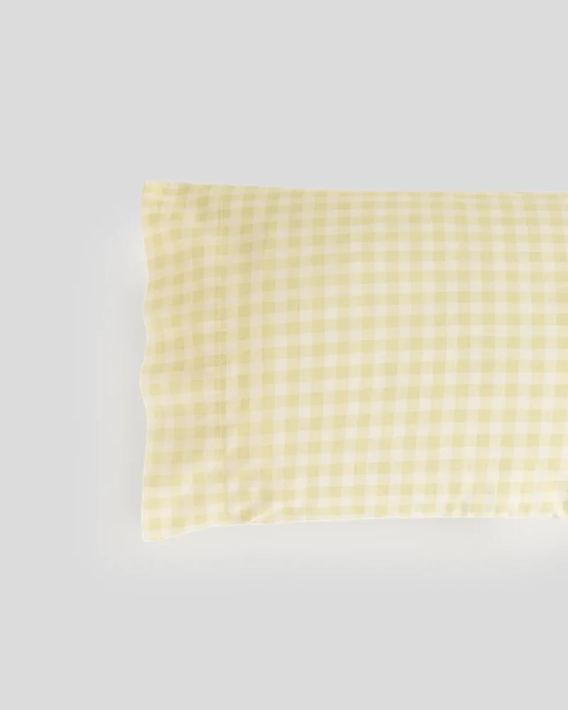 Funda de Almohada Don Algodon Elia Amarillo