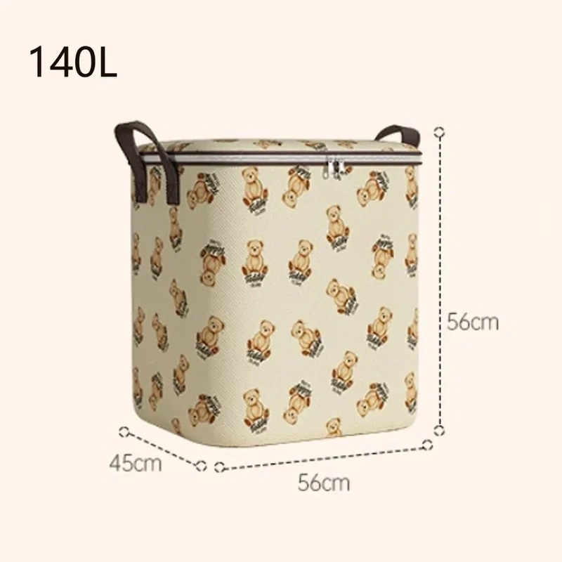 Bolsa de almacenamiento impermeable y a prueba de humedad para edredones y ropa, gran capacidad, bolsa de mudanza plegable y duradera para el hogar