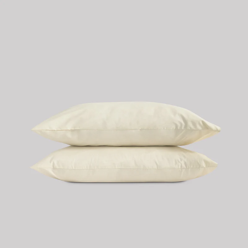 Funda de Almohada Lisa Beige