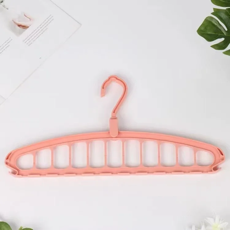 Percha Plegable Multiorificio Antideslizante Organizador de Ropa Ahorrador de Espacio para Armario