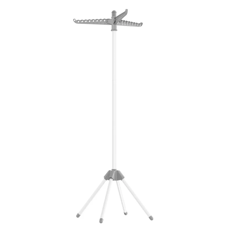 Tendedero de Ropa SONGMICS, Secador Plegable con 3 Brazos Giratorios, 4 Patas