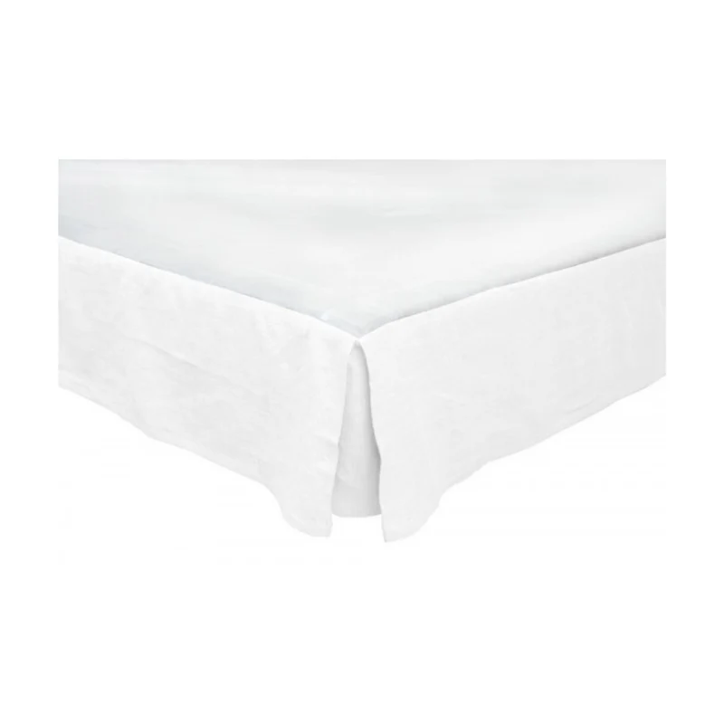 Linen Bedskirt | White