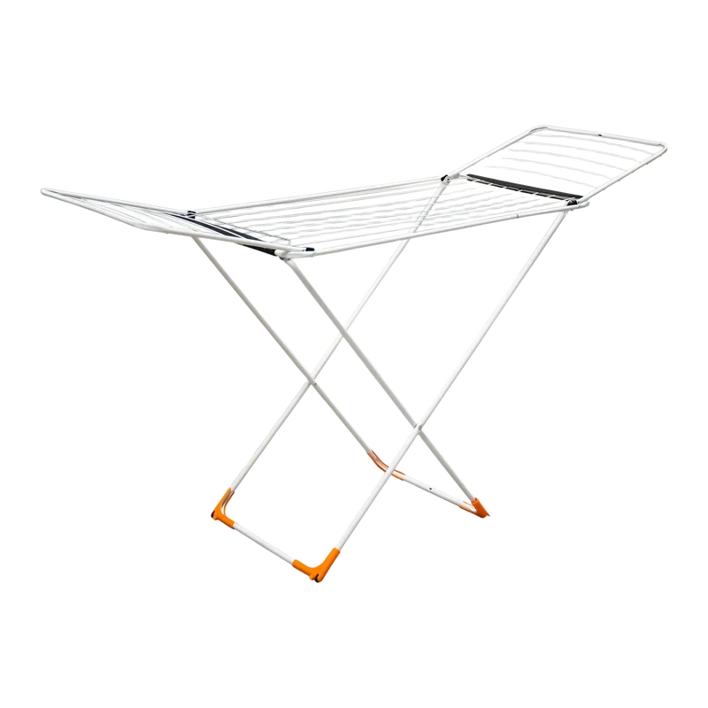 Tendedero de Suelo Cofan con Alas Plegables y Ruedas | Acero y Polipropileno | 51x175x84x95 cm