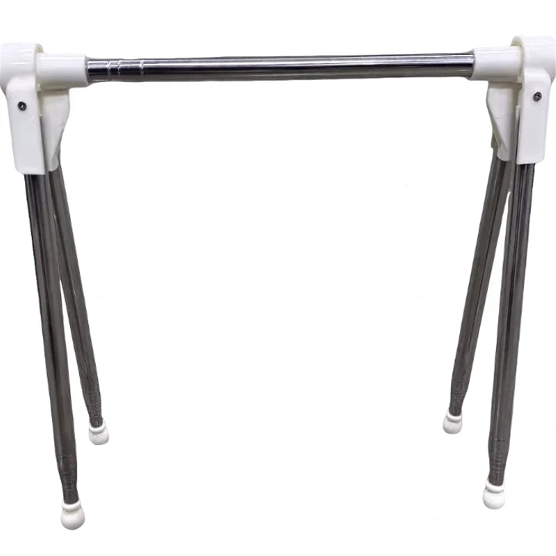 Tendedero de Ropa Plegable Portátil, Extensible 13-28 Pulgadas para Viaje y Camping, Compacto, Estructura Metálica