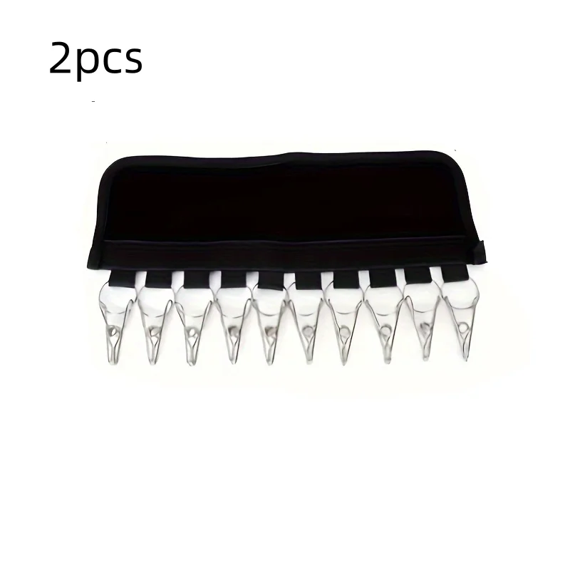 Tendedero de Ropa Multigarra de 2 Piezas con Ganchos para Gorros, Calcetines y Ropa Interior