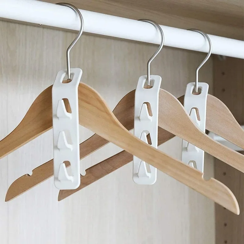 Ganchos de Ropa en Cascada - Estante Multifuncional Ahorrador de Espacio