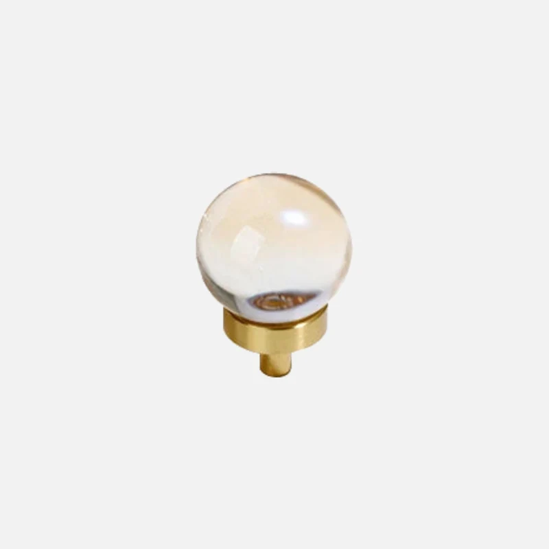 Rocco Crystal & Brass Knobs