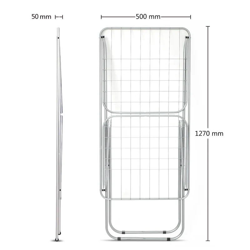 Aicasa Tendedero de Ropa Plegable 18m/20m, Acero Inoxidable, Resistente a la Oxidación, para Interior/Exterior
