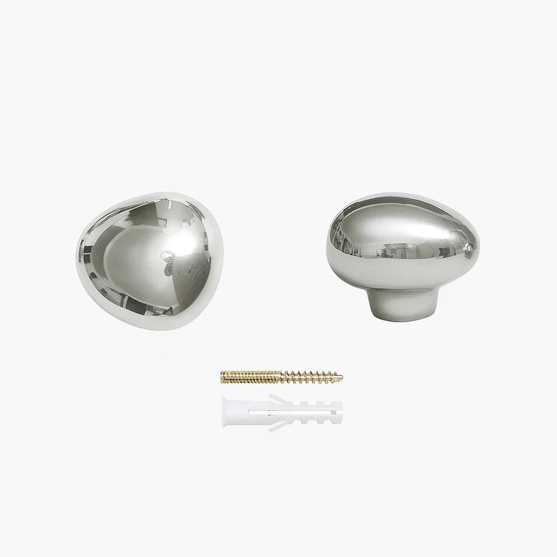 Raindrop Chrome Wall Hooks