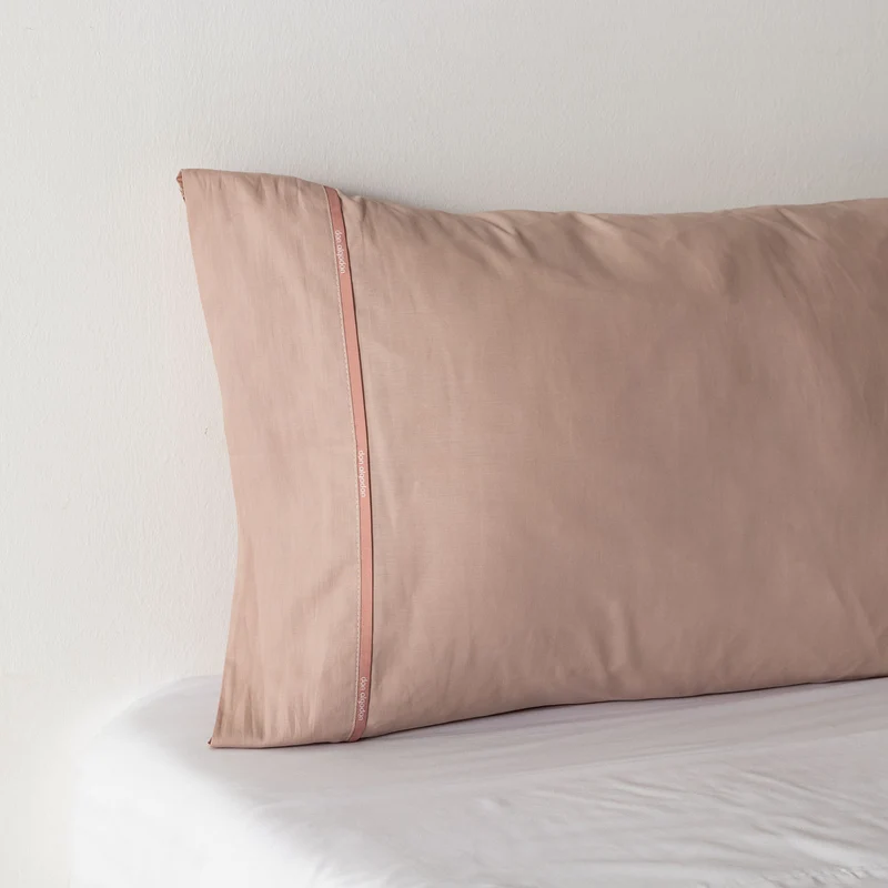 Funda de Almohada Don Algodon Percal Rosa Palo