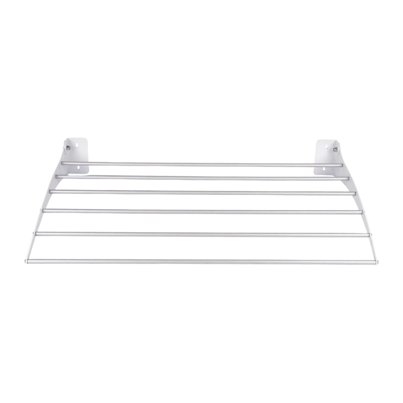Tendedero de Pared Plegable Cofan | 6 Varillas de Aluminio | Área de Tendido 4.5 m | Color Blanco | 75 cm | Compacto, Resistente y Plegable