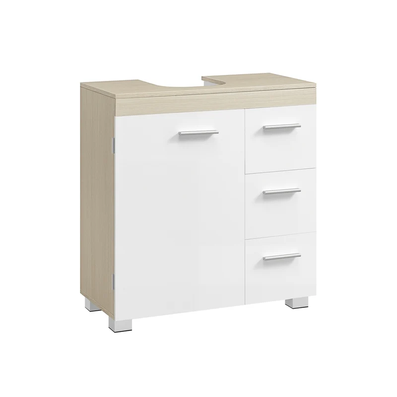 Mueble bajo lavabo con cajones y compartimentos prácticos