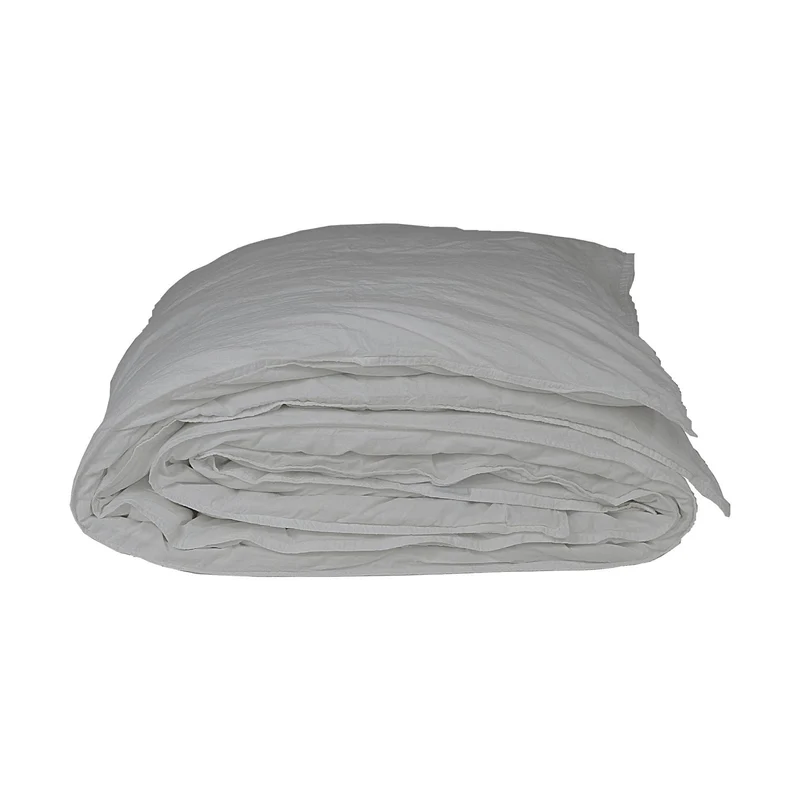 Cotton Duvet Cover | Light Grey