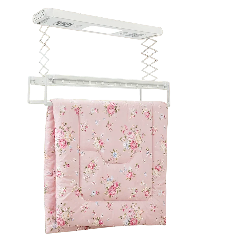 Tendedero eléctrico de ropa, secadora retráctil de techo con control remoto, tendedero plegable de 220V