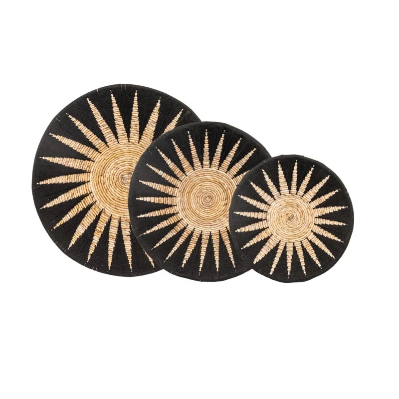 Banana Wall Deco Basket | Set of 3 | Black