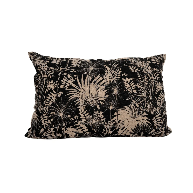 Linen Cushion Cover | Ahe Palm | Natural 40x60cm