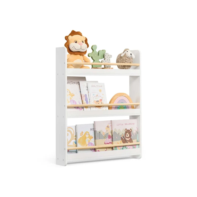 Estantería infantil multicapa de pared para juguetes y organización