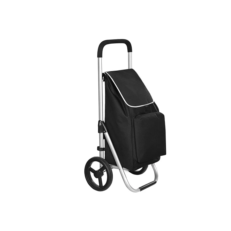 SONGMICS Carrito de Compra Plegable con Ruedas