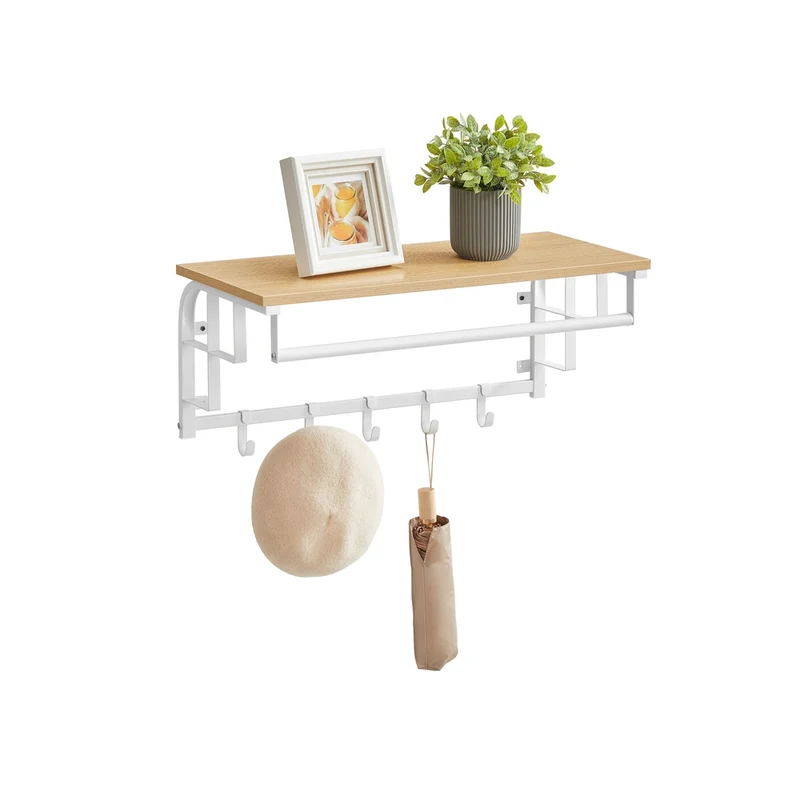 Perchero de Pared con 5 Ganchos