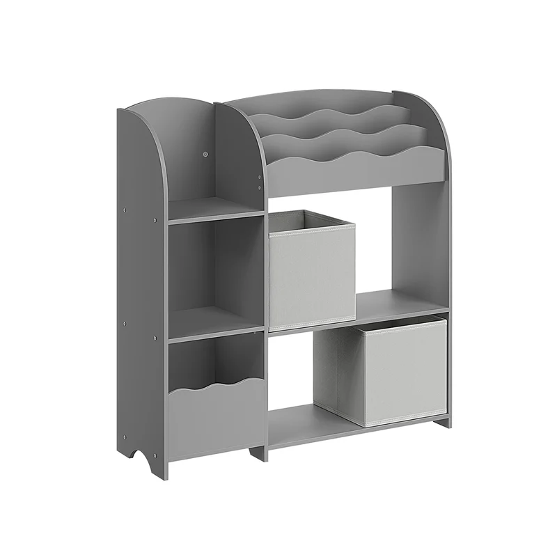 Estantería de Juguetes Librería Infantil Armario para Dormitorio con Cajas