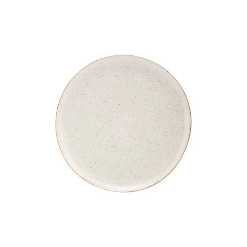 Pion Stoneware Dinner Plate | White/Grey 28.5x3.5cm